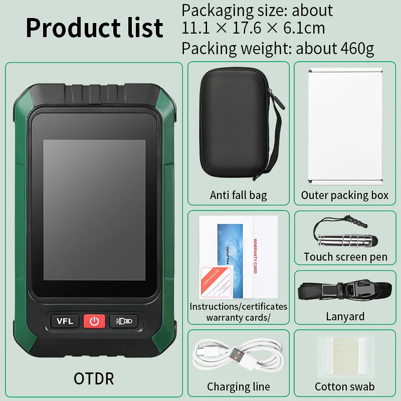 COMPTYCO Optical Time Domain Reflectometer AUA-18U/A 80KM 1550nm Six in One Multi functional Intelligent Mini OTDR Fiber Tester