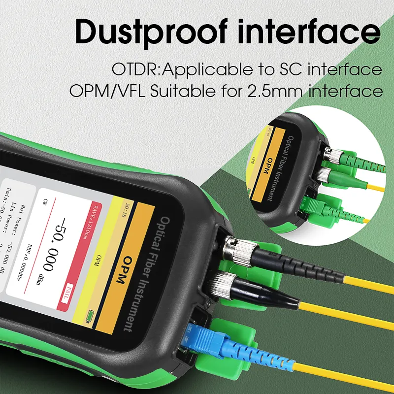 COMPTYCO AUA-18U/A Optical Time Domain Reflectometer 80KM 1550nm 5-in-1 Multi functional Intelligent Mini OTDR Fiber Tester