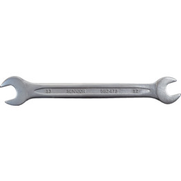 Metric Open Ended Spanner, Double End, Chrome Vanadium Steel, 6mm x 7mm - Pack of 5