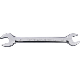 Imperial Open Ended Spanner, Double End, Chrome Vanadium Steel, 1/2in. x 9/16in.