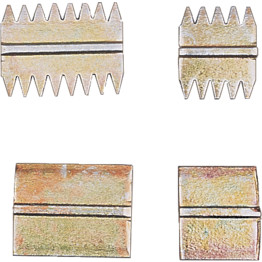 1.1/2" WIDE PLAIN EDGE SCUTCH DROVE - Pack of 25