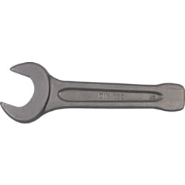 Metric Open Ended Slogging Spanners, Chrome Satin Hardened Steel