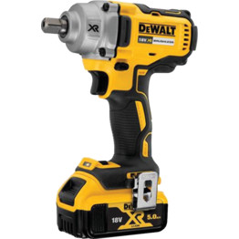 DCF894P2 18V XR 1/2" Compact High Torque Impact Wrench Featuring Precision Wrench™, 2x 5.0Ah Battery Packs & Charger in Tstak Case