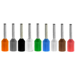 Bootlace Ferrule, Insulated Terminal, Blue French Coding 50mm x 20f (Pk-500)