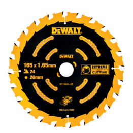 DT10624 Extreme™ Cordless Circular Saw Blade 165mm x 20mm