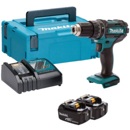 DHP482RTJ 18V Combi Drill, LXT 2x 5Ah Batteries