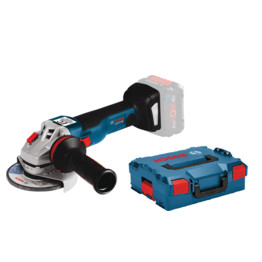 GWS 18 V-10 PSC 125mm Angle Grinder with Paddle Switch in L-Boxx Body Only Version - No Batteries or Charger Supplied - 0 601 9G3 F0B