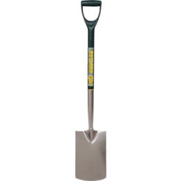 RUTLAND.ST/ST DIGGING SPADE POLYPROPYLENE SHAFT