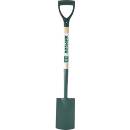Border Spade Carbon Steel, Wooden Shaft