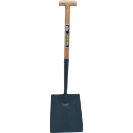 SOLID SOCKET WOODEN T SQUARE MOUTH SHOVEL No.2