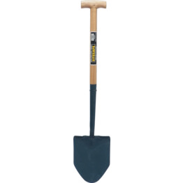 SOLID SOCKET WOODEN T GENERAL SERVICE SHOVEL