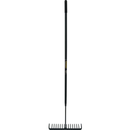 STEEL SHAFT YD ASHPHALT RAKE 16 TEETH FLAT