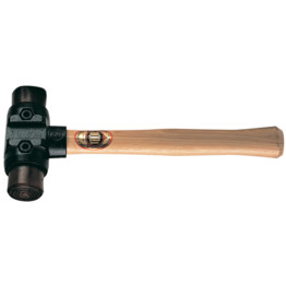 Wood Shaft 50mm dia Hide Split Faced Hammer