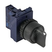 WEG CSW 2 Position Selector Switch, 45°, 22mm with Flange and Normally Open Contact CSW-CK2F45-IDS1