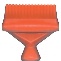 POINTED STRAIGHT NOZZLE 1 /2" BORE x 1/2" - Pack of 5