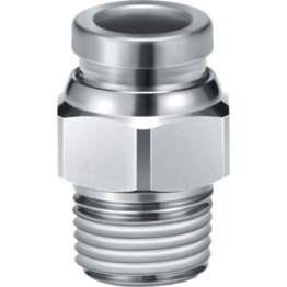 Stainless Steel - Straight Thread Fittings - One-Touch