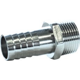 Brass Adaptors- Hose tail Nickle Plated - BSPT