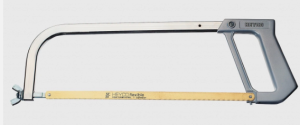 Hacksaw frame with wooden handle   1617 blade included